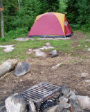camp on Bald Eagle Lake
