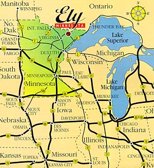 Where is Ely, Minnesota?