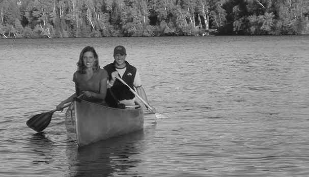 second generation owner Bill Forsberg, wife DeLana & Black Lab Bodie